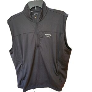 Adidas Climalite Mens Golf Vest. Large. Light. Zip Pockets. Iron Cup 2010 EUC